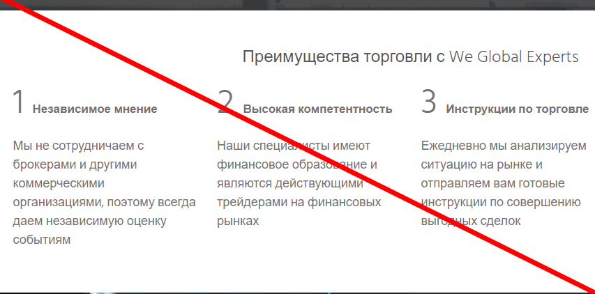 We Global Experts отзывы