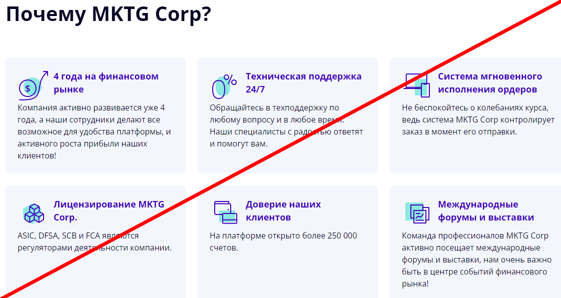 Mktg corp отзывы 