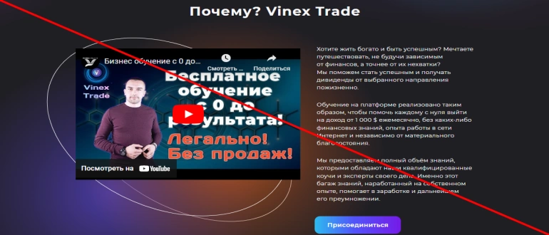 Vinex trade отзывы
