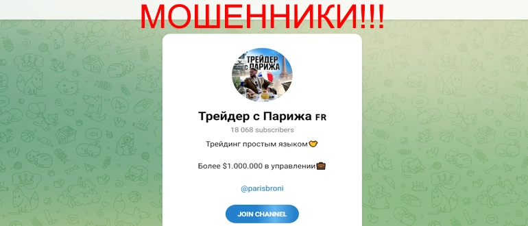 Tрейдер с парижа отзывы