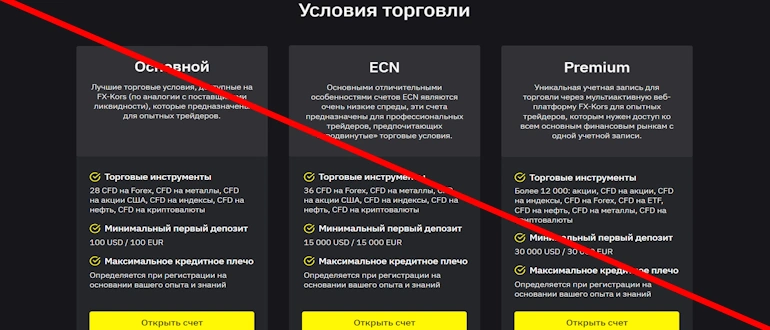 FX Kors отзывы