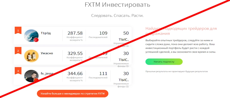 FXTM отзывы