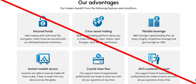 Prestige Capital Holding Pte Ltd отзывы