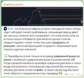 Телеграмм-канал Формула рынка — отзывы, разоблачение