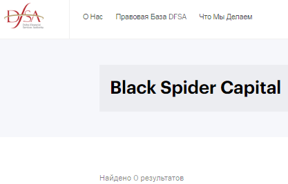 Проект Black Spider Capital — отзывы, разоблачение