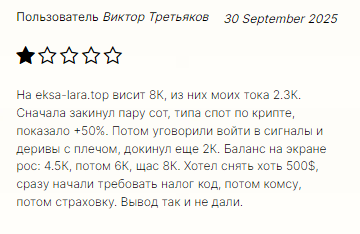Проект Eksalara — отзывы, разоблачение