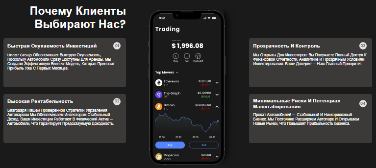 Проект Uncar Finance — отзывы, разоблачение