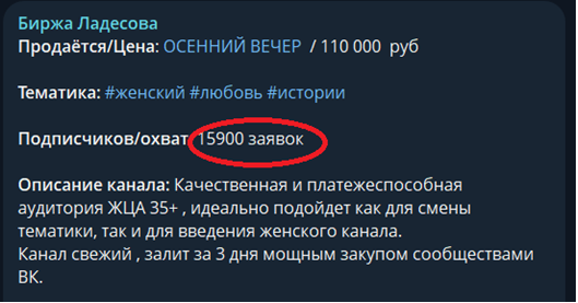 Телеграмм-канал Биржа Ладесова — отзывы, разоблачение