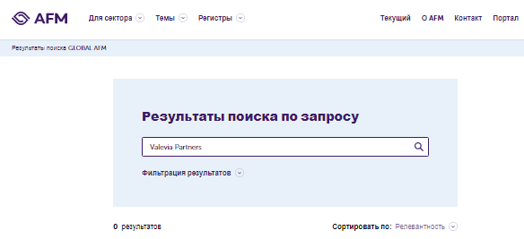 Проект Valevia Partners — отзывы, разоблачение