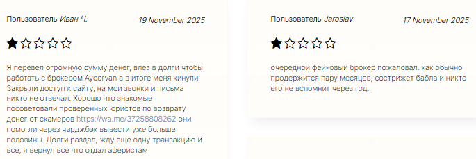 Проект Ayoorvan — отзывы, разоблачение